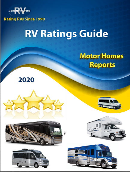RV Consumer Ratings Reviews/Reports for Motorhomes for 2020.  Downloadable/Printable E-Book